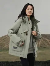 男女兼用秋冬用ダウンコート【フード付き・保温・アウトドア向け】