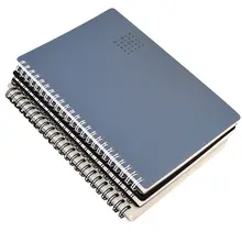 A4/B5サイズのPP製ダブルスパイラルノート【100枚収録・厚手・クリエイティブデザイン】