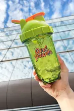 高品質シェイカー水筒【フィットネス用・夏季対応・スタイリッシュデザイン・刻度付き】