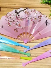中国風ダンス扇子【子供用・プラスチック製・携帯に便利】