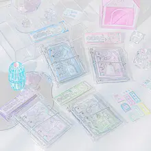 ミニシステム手帳 M5 お守り 携帯用 単語帳 勉強用 おしゃれ「RosyPosy」