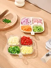 分格収納プレート【生姜・にんにく・調味料用・多機能・キッチン用】