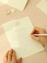 便箋封筒セット ヴィンテージ 箔押し 上品 おしゃれ インスタ映え カップル 友人 告白 「paperian」
