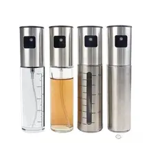 304ステンレス製スプレーオイルボトル【ガラス製・調味料用・噴霧機能】