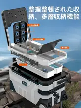 大容量の釣り用ボックス【極上の柔らかさ・キャスター付き・多機能】