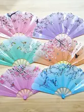 中国風ダンス扇子【子供用・プラスチック製・携帯に便利】