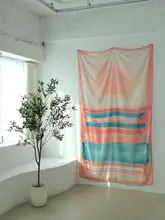 透光性のあるインテリアカーテン【飾り用・窓用カーテン・取付け簡単】