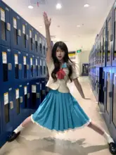 春風を感じる！レディース学院風水手服【ウエストシェイプ・百褶スカート・セットアップ対応】