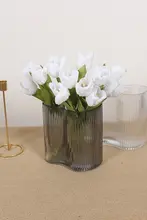水洗い可能なチューリップの造花【フォトプロップス・インテリア装飾用・テーブルフラワー】