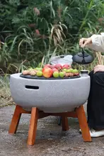 家庭用電気炭火炉セット【焼き・煮茶両用・コンパクトサイズ】