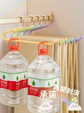 衣類収納に最適！エッジデザインのハンガー【無痕クリップ付き・省スペース】
