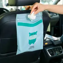 車用ゴミ袋 粘着式車載ゴミ箱【デスク周り清掃用】
