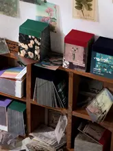 無粘着の硫酸紙を使用したレトロな便箋帳【オリジナルデザイン・手帳用】