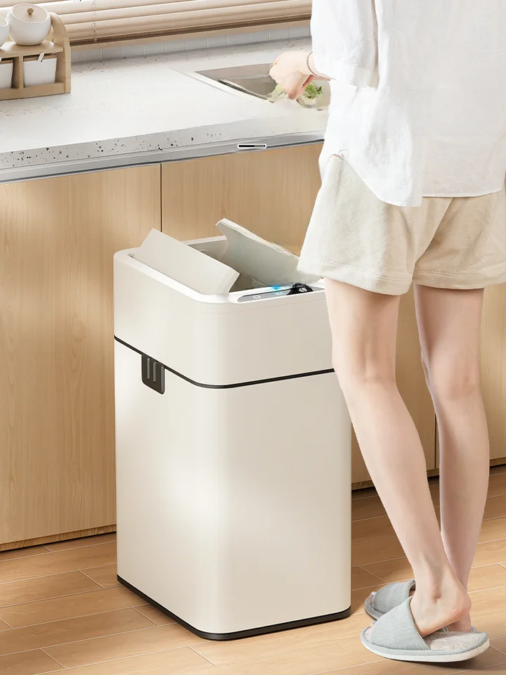 感応式スマートゴミ箱【手提げ型・自動梱包・大容量・家庭用】