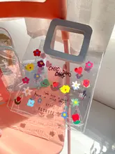 ビーチバッグ トートバッグ クリア PVC 大容量 防水 リゾート 旅行 プール 収納バッグ 韓流 インスタ映え