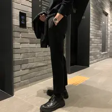 春秋向け 無地 テーパード 9分丈 メンズパンツ【ストレッチ・形状記憶・カジュアル】