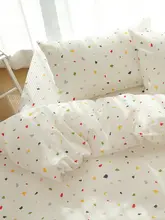 全棉製 双層ガーゼ ベビー枕カバー【48×74cm・2個セット・家庭用】
