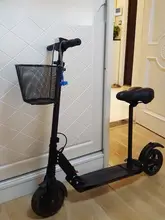 電動折りたたみ自転車用リチウム電池式前掛けバスケット【取り付け不要・金属製・多用途】