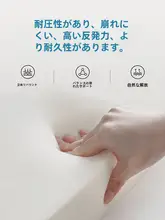 洁丽雅 大豆乳ゴム製マットレス【家庭用・単身用・タタミ対応】
