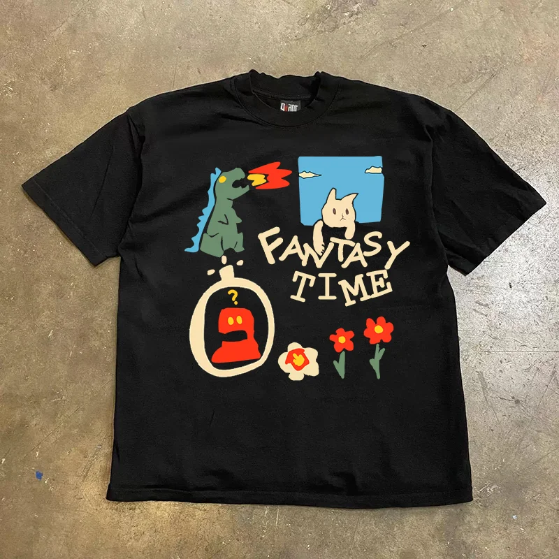 オーバーオールTシャツは本当に通勤に合うのか？原宿風の厚手コットンが解決するリアルな着用シーン