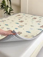 かわいいデザインの厚手マットレス【極上の柔らかさ・畳用・カートゥーン】（セットアップ対応）