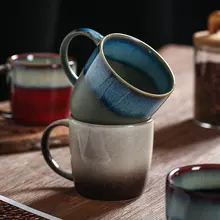 高級感ある陶器製カフェマグカップ【ペア・家庭用・高いデザイン性】