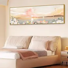 ベッドサイド装飾画 モダン シンプル 寝室 部屋 風景 掛け画 スタイリッシュ 背景壁画