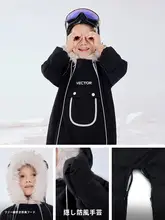 VECTOR 子供用防水スキーオールインワン【厚手・保温・滑り止め付き】