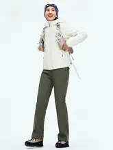 加厚フリース登山パンツ【女性用・冬季・アウトドア・快適な履き心地】