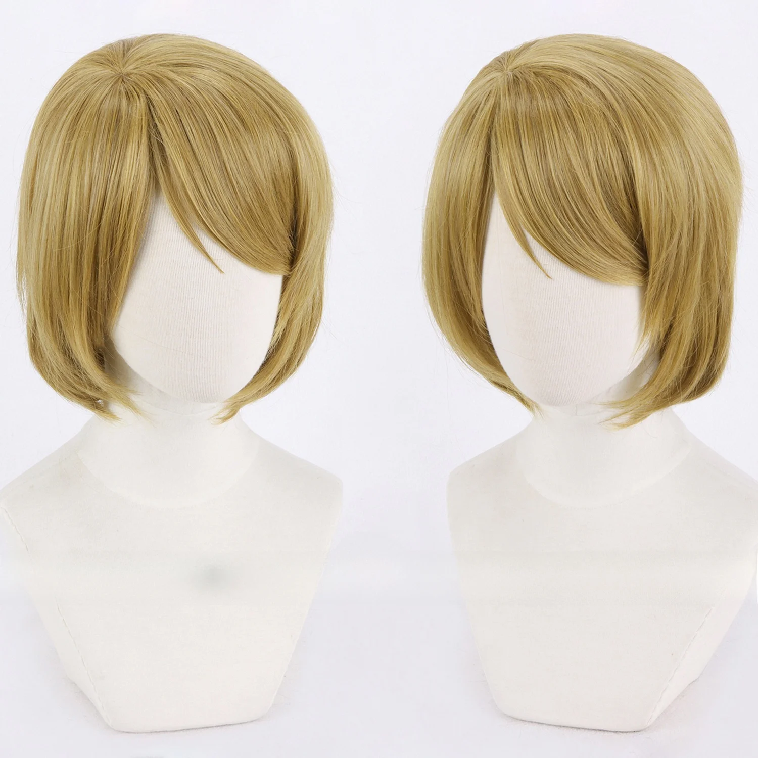 青色ショートウィッグ小泉花陽風：くろほうし風のコスプレファッションで万聖節を楽しむ
