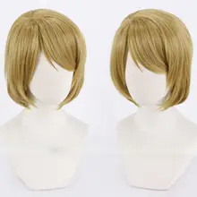 コスプレウィッグ ショートヘア スタイリング済み 茶色 小泉花陽 LOVE LIVE!「LINCOLN」
