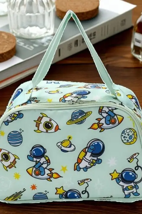 小学生用 ランチボックス保温バッグ【持ち運び便利・お弁当用・リュック型】