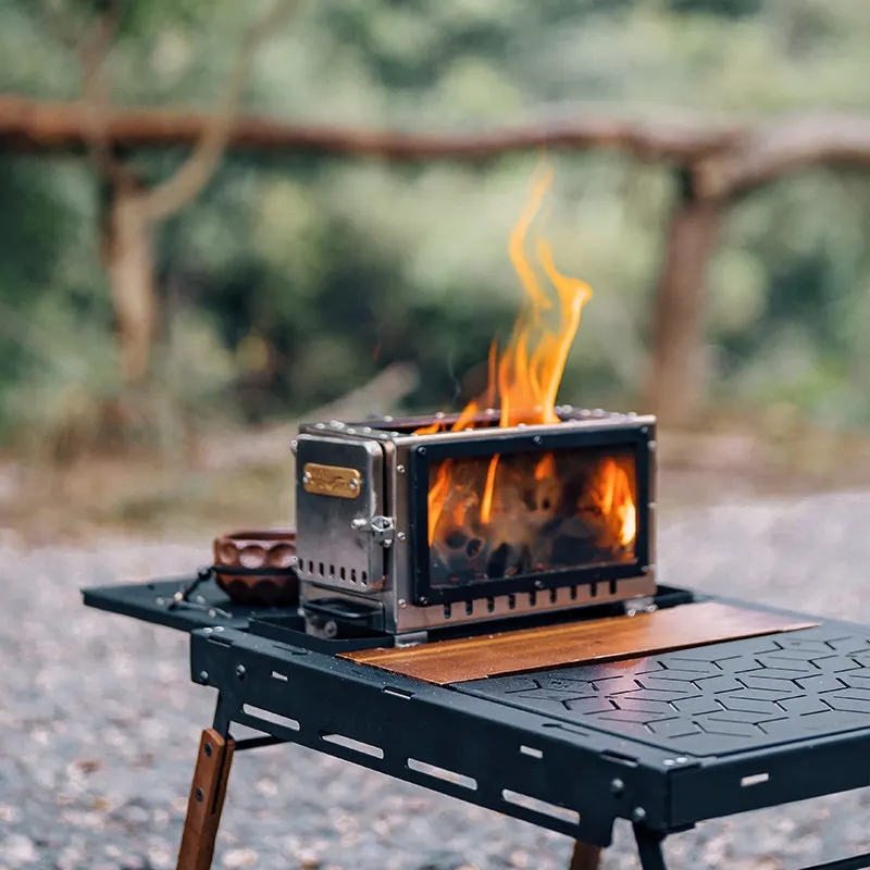二次燃焼の薪ストーブは本当に家庭で使えるの？折りたたみ式キャンプストーブが答えを教えてくれた