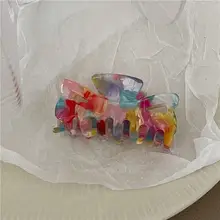 リボンデザインのハーフアップ髪留め【大人かわいい・韓国風・シンプル】