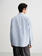 クラシックストライプのカジュアルシャツ【秋用・メンズ】