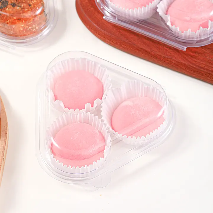 透明スイーツ用包装ボックス【大福・クリームパフ・タルト・ケーキ用】
