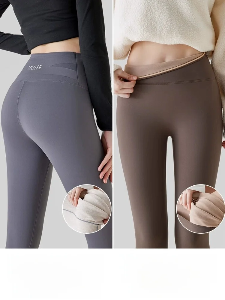 加厚裏起毛ヨ  ガパンツ：冬用保温機能と女性向け小脚デザインの実用性
