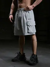 MUSCLE DOG 多ポケットデザインのカジュアル工事用ショートパンツ【刺繍入り・フィット・夏用】