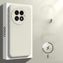 GGUU 磁気吸着充電対応スマホケース【一加13・一加12・ACE5・ACE5pro用・全包タイプ・液体シリコン製・防衝撃】