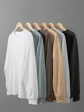 極上の柔らかさの秋冬用長袖Tシャツ【無地・フィット・厚手・カジュアル】