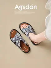 フラットローマサンダル【夏用・オープントゥ・快適なソフトソール】
