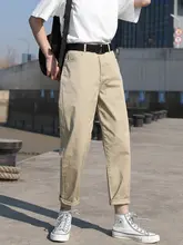 カーキ色のレディースワイドストレートパンツ【カジュアル・ゆったり・テーパード】（セットアップ対応）