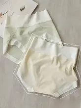 抗菌加工 レディースハイウエストコットンショーツ【柔らかい 通気性抜群・ロングガゼット】