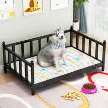 犬用ベッド 中型大型犬 使うシーン ペットマット アイアン製 天然木材 冬用保温