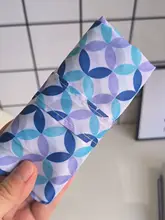 シンプルなアートデザイン！幾何学模様の折りたたみエコバッグ【手提げ・ショッピング用・ポータブル】