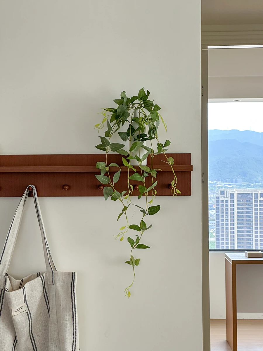 高級擬似植物 吊り下げ型グリーンディスプレイ：INS風の室内インテリアに最適な装飾品