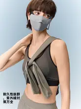 紫外線対策の立体マスク【女性用・アイガード付き・極上の柔らかさ・クール感】