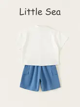 シャツ ショートパンツ 2点セット キッズ ボーイズ コットン スタンドカラー シンプル かわいい 柄 カジュアル 薄手 夏