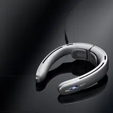 JISULIFE 首掛け式ポータブル扇風機【USB充電・ミニサイズ・無葉ターボ・静音・調整可能】