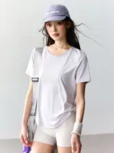 涼感ヨガウェア【レディース・短袖・フィットネストップ・アウトドア用】